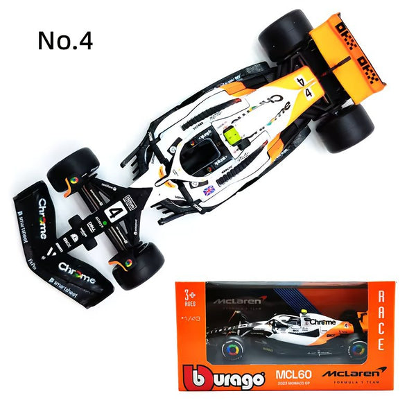 1:43 2023 McLaren F1 MCL60 #4 & #81  Die-Cast Model - Monaco GP