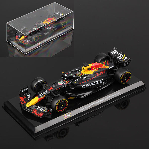 1:24 2023 Red Bull RB19 #1 Die-Cast Model with Verstappen #1 Figure