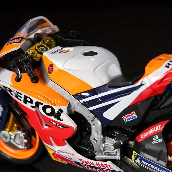 1:18 Repsol Honda Marquez #93 & Espargaro #44 Alloy Motorcycle Model